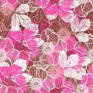 Seamless pattern with peony N10