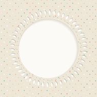 Frame on the paper background N12