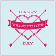 Greeting card for Valentine&#039;s Day Simple