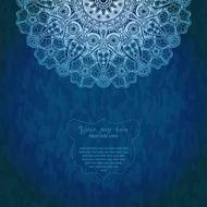Vintage invitation decoration on grunge background N14