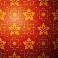 Chinese flower pattern background Vector illustration N2