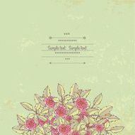 Floral decor N158