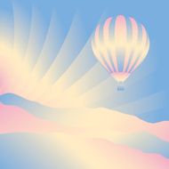Air Balloon in the Sky N5