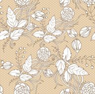 floral seamless pattern N733
