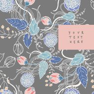Floral card N69