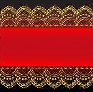 background with gold(en) pattern