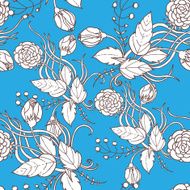 floral seamless pattern N734
