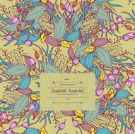 Floral card N72