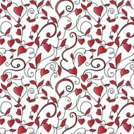 Background with hearts ornament N2