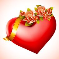 Heart with Flower