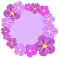 Abstract colorful background with flowers N14