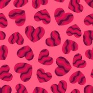 Seamless hearts pattern 2