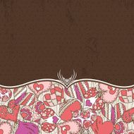 background with valentines hearts N2
