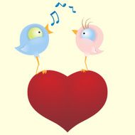 Two loving birds N2