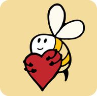 Bee with Heart N3