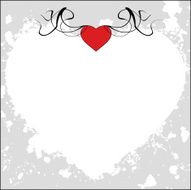 Valentine Grunge Border 01