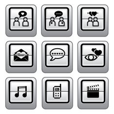 flip clock display icons for match-making
