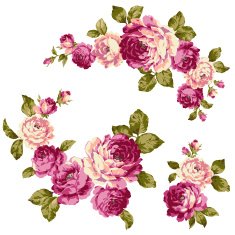 decoration of rose N43