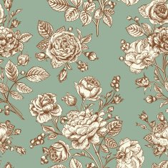 Seamless pattern wit roses N13