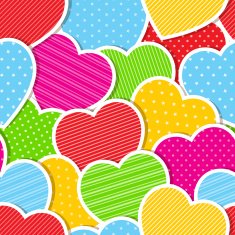 Seamless heart background N11