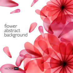 Abstract colorful background with flowers N11