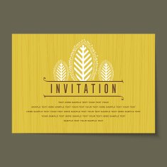 Beautiful vintage invitation cards layouts N76