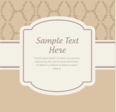 Invitation vector card N4