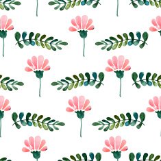 Watercolor seamless pattern N86