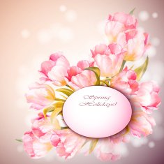 Tulips flowers background N3