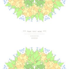 Floral decor N104