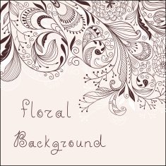 Floral background N1016