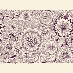 Seamless floral ornament N45