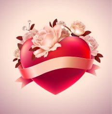 Heart and roses N5