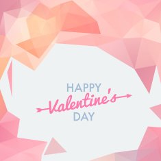 Valentine's Day vector poster N185