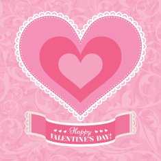 Valentine's day card N424