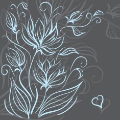 Decorative floral background N22