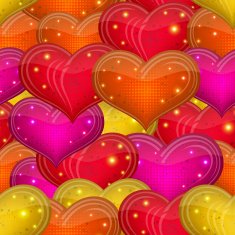 Valentine heart seamless N12
