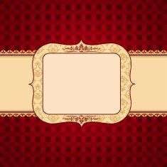Vintage background with lace ornaments Vector