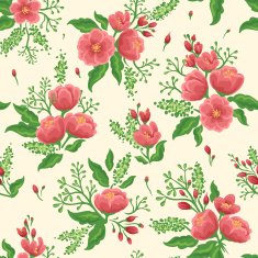 floral seamless pattern N717