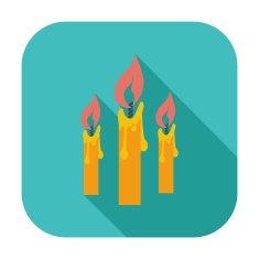 Candles single icon N2
