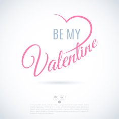 Valentine's Day vector poster N187