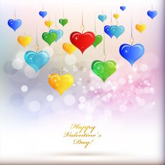 Happy Valentine`s Day card or background N4