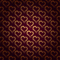 Golden Hearts Pattern N2