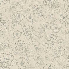 Seamless pattern of flowers N62