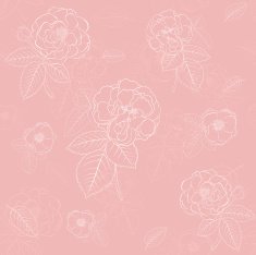 Seamless pattern of flowers N64