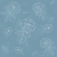 Seamless pattern of flowers N65