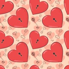 Heart and keys N16