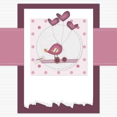 Pink Scrapbook Background - Place your text
