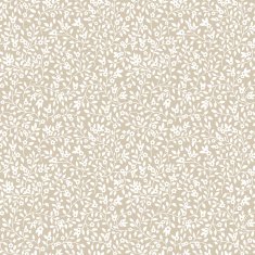 Seamless pattern with silhouette of small flowers N2