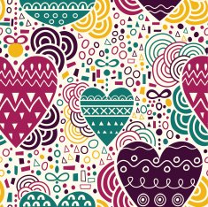 Hearts Seamless Pattern N54